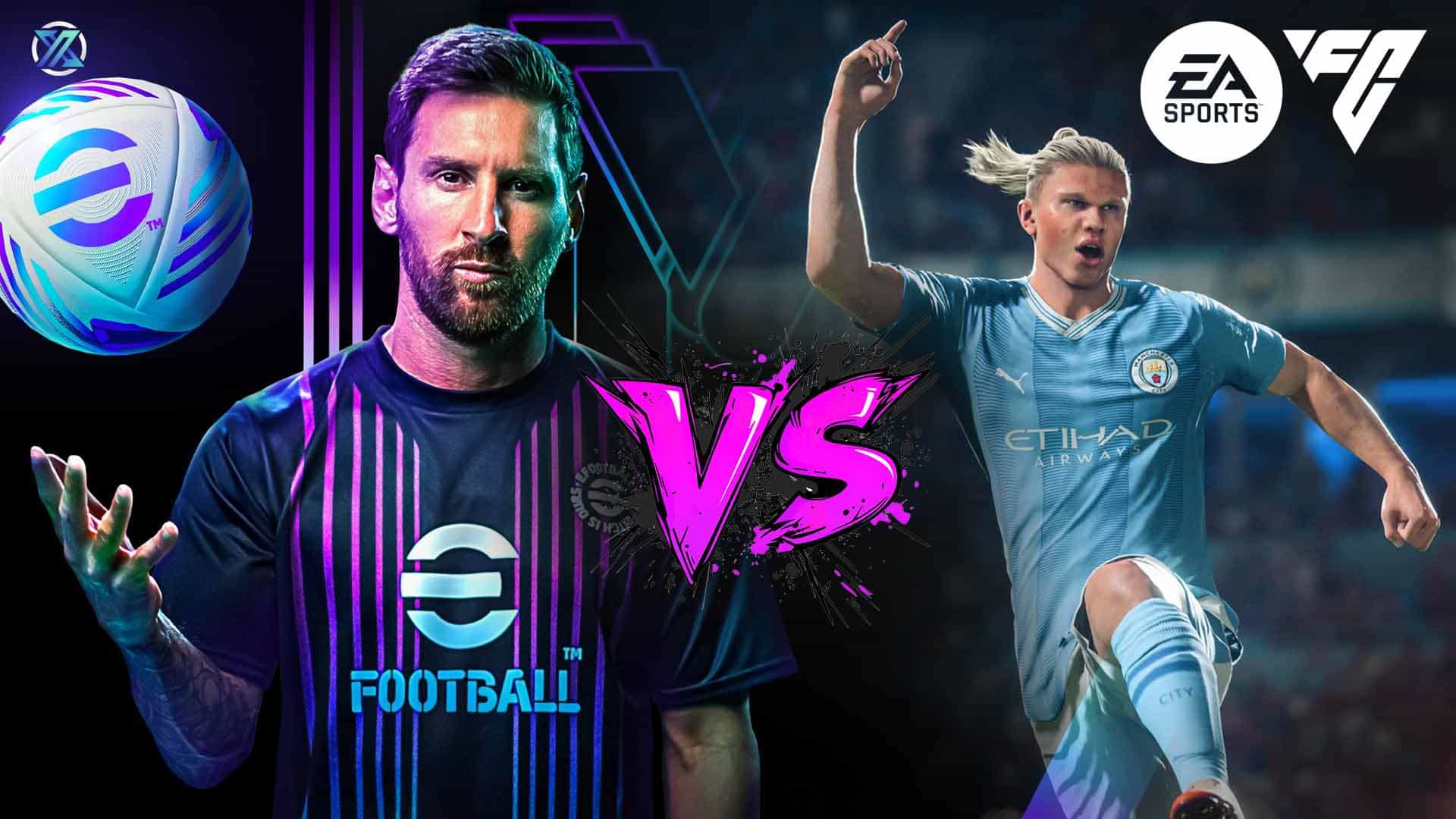 EA FC vs eFootball : Players, Events, Gameplay, Graphics, Compared