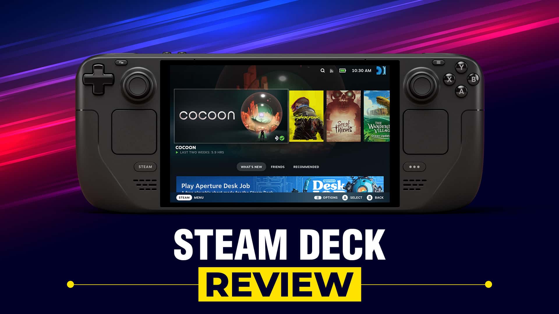 Steam Deck Review : Valve’s Handheld Gaming Revolution